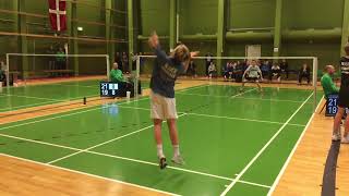 2018 Badminton Danish National Championships U15 HS 18finale [upl. by Heisel]