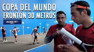 Copa del Mundo Frontón 30 metros MÉXICO VS ESPAÑA frontenis  TuriColimita espectacular juego [upl. by Toolis132]