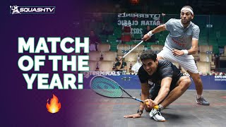 Nonstop drama  ElShorbagy v Ibrahim  Qatar Classic 2023  FREE FULL MATCH [upl. by Ppik91]