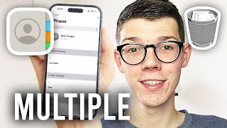 How To Delete Multiple Contacts On iPhone  Full Guide [upl. by Eet]