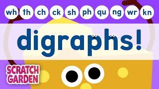 Digraphs  Top Ten English Digraphs  Phonics are Fun [upl. by Jenette]