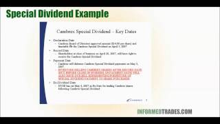 Understanding Dividend Capture Strategies Trading Around Dividend Dates [upl. by Adalheid734]