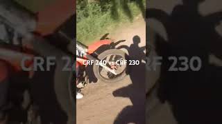 CRF 240 vs CRF 230 [upl. by Rentsch]