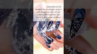 Fun Blue Nail Designs Using Natural Nails Easy and Stunning Ideas [upl. by Anidan]