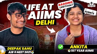 Life after NEET in AIIMS delhi😍🔥Toppers Talk Ep3 aiimsdelhi aiims neet2025 neet mbbs [upl. by Desta188]