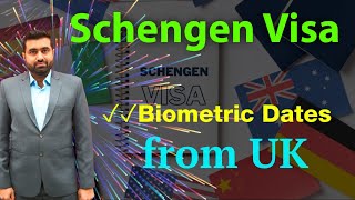 Apply for Schengen Visa from the UK How to Book Biometric Dates [upl. by Tegdig]