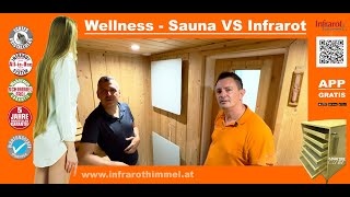 Infrarotkabine Erfahrung Wellness Wohlfühlen Entspannen Sauna Saunieren Infrarotkabine selber [upl. by Eilema]