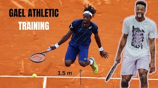 Gael Monfils Athleticism Comes from These Tennis Training [upl. by Nyleuqaj]