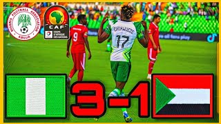 NIGERIA VS SUDAN 31 AFCON 2022 HIGHLIGHTS  POST MATCH ANALYSIS  GBE [upl. by Abrahams]