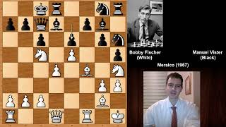 Bobby Fischer vs Manuel Vister  Meralco 1967 [upl. by Htebazle]