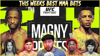 This Weeks Best MMA Bets  UFC Vegas 100 Betting Breakdown Magny vs Prates  Lock Of The Week [upl. by Nnailuj]