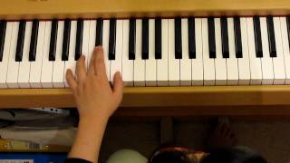 Piano Lesson for Christian In Christ Alone [upl. by Kubis]