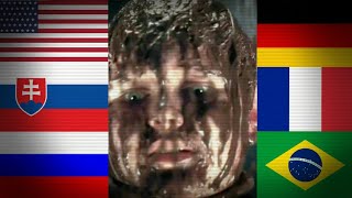 Charlie in The Chocolate Factory  Augustus Gloop  Oompa Loompa song in different languages [upl. by Barr]