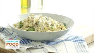 Herbed Ricotta Pasta with Corn and Zucchini  Everyday Food with Sarah Carey [upl. by Boehike]