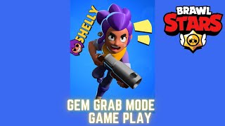 Brawl Stars  Shelly Gem Grab Gameplay  Intense Battle for Gems [upl. by Ydoow547]