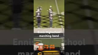 Ennis high school marching band military stride with pride [upl. by Norrej]