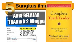 RICHARD DENNIS Cara Trading Millionaire  Buku COMPLETE TURTLE TRADER MICHAEL COVEL [upl. by Oetam]