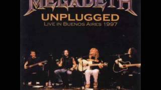 Megadeth My Sweet Lord Unplugged [upl. by Anaimad381]