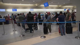 UPDATE Delays and cancellations building up at DFW Airport [upl. by Panthea]