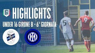 Highlights LeccoInter U16 AB 6 giornata stagione 202324 [upl. by Eenahc]