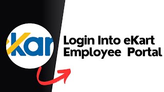 How to login into eKart employee portal [upl. by Eilime]