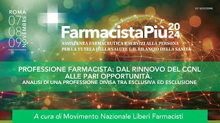 Professione Farmacista dal rinnovo del CCNL alle pari opportunità [upl. by Akinyt]