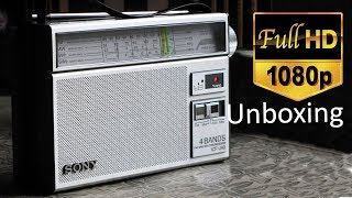 Sony ICFJ40 Unboxing in Full HD [upl. by Zedekiah981]