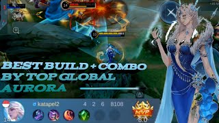 GAME PLAY YANG AGRESIF  mikromakro  combo combro Aurora  build top global mlbbid mlbbcreator [upl. by Kenti]