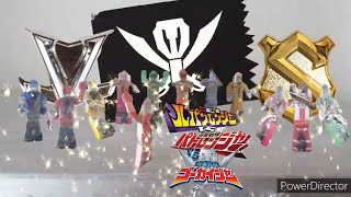 Lupinranger VS Patranger VS Gokaiger ft DekaRed  SS AND PR arty zone [upl. by Ibot]