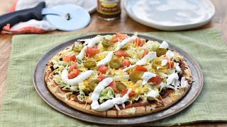 This Taco Pizza Recipe Is Super Fun To Make [upl. by Aelrac]