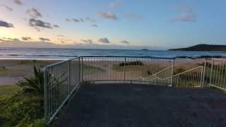 Pebbly Beach NSW at Sunrise 5 [upl. by Aihsenyt]