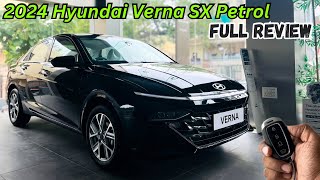 2024 Hyundai Verna SX Petrol Full Detailed Review ❤️ Features amp Price 🔥 Better Than City amp Virtus [upl. by Ihana]