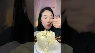 Raw coconut cream dregs cakes lets try all kinds of cakes together spring food what to eat [upl. by Jahdol]