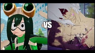 MHOJ2 Tsuyu Asui vs quotCollapsequot Tomura Shigaraki Requested [upl. by Atnomed487]