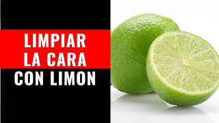 ✔ Como QUITAR MANCHAS de la Cara con LIMON manchasenlacara cara [upl. by Mckale485]