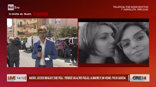 Strage familiare a Nuoro uccide moglie e due figli  Ore 14 del 25092024 [upl. by Kiryt]