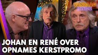 Johan Wilfred en René blikken terug op de opnames van de SBS6kerstpromo  VANDAAG INSIDE [upl. by Nelac]