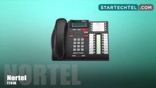 How To Change The Name On The Extension On The Nortel T7316 Phone [upl. by Meid]