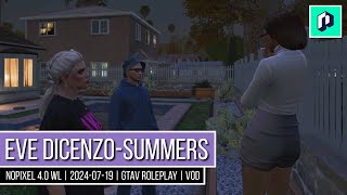 Eve DiCenzoSummers  NoPixel 40 WL  20240719  GTAV Roleplay  VOD [upl. by Nylitak]