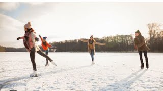 LETS GO ICE SKATING IN GERMANY  Schlittschuhlaufen [upl. by Themis]