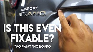 Inside the Dent Vlog 004  SUPER SHARP Dent Repair  Nissan Murano [upl. by Scutt]