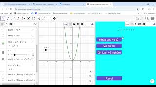 Bai tap nhap he so nang cao GeoGebra Google Chrome 2024 09 22 12 25 22 [upl. by Rehsa]