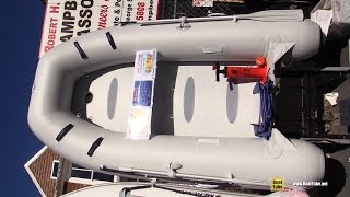 2016 Mercury 310 Air Deck Inflatable Boat  Walkaround  2015 Annapolis Sail Boat Show [upl. by Arammahs]