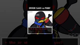 ERROR SANS vs PIBBY CORRUPTION Animation [upl. by Adnirual]