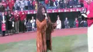 Chaka Khan National Anthem 2008 [upl. by Xavler338]