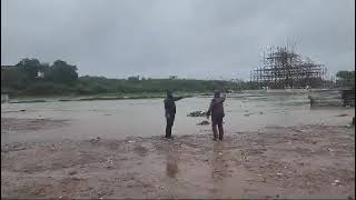 Janakpuri Agra 2024 Kothi Meena Bazar field filled with rain water how will be built Jankamahal [upl. by Leonanie]