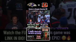 Ravens vs Bengals Week 5 Reaction 😳🔥🔥 [upl. by Abehsat]