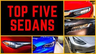 Top 5 best sedans for the money 2018 [upl. by Highams]