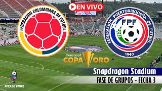 COLOMBIA VS PUERTO RICO En Vivo Hoy 🔴 Copa oro Femenina 2024 Fecha 3 Partido en vivo [upl. by Tiphane440]