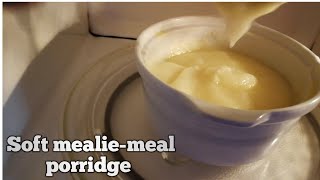 How I make soft mealiemeal porridge in the microwave oven [upl. by Bergren710]